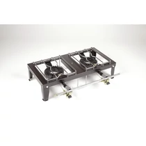 Gázzsámoly -2 égő, lemez láb, termoelem, földgáz