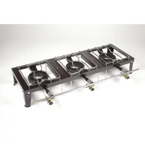 Gázzsámoly -3 égő, lemez láb, termoelem, földgáz